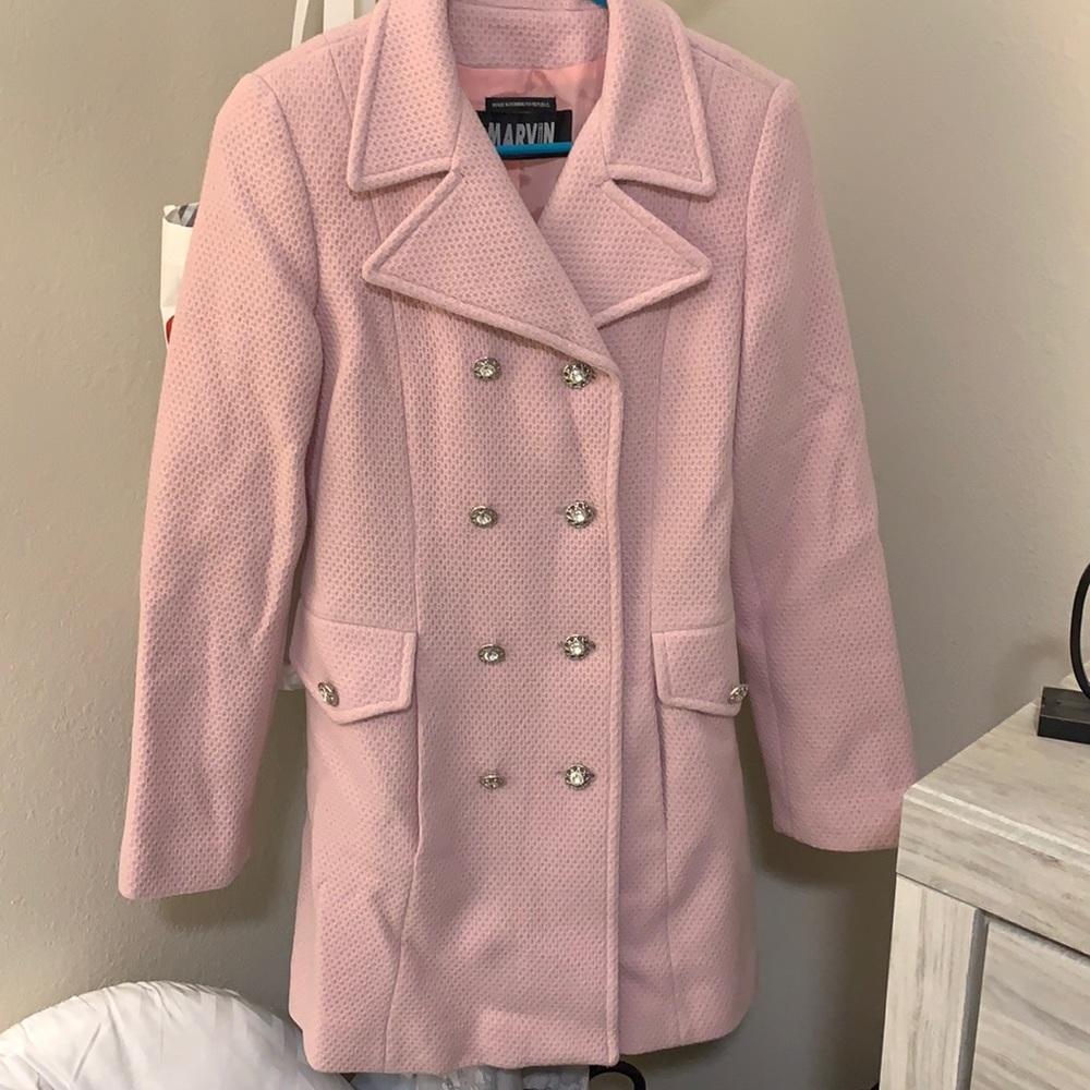 Soft pink Marvin Richards coat